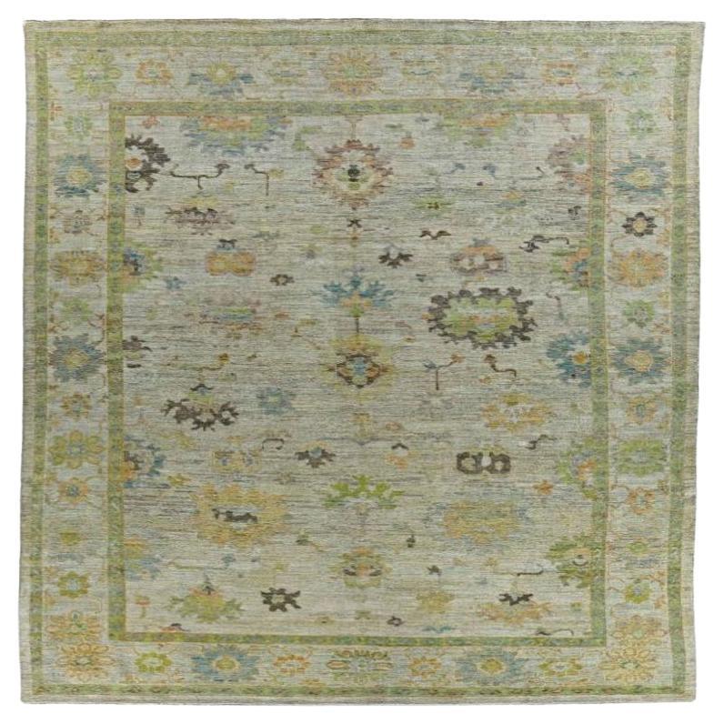 Afghanistan Rose Kollektion Teppiche - Wolle Blau Grün Elfenbein - 90803