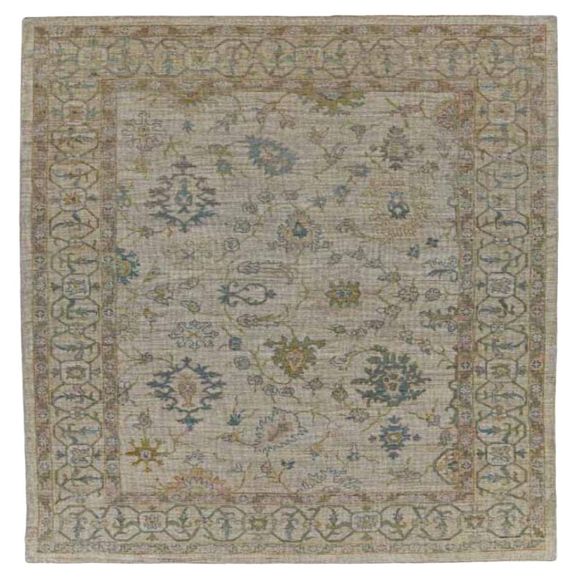 Tappeti Afghanistan Rose Collection - Lana Blu Verde Avorio - 90973