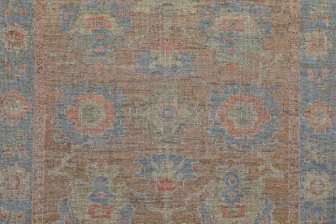 Colección Afghanistan Rose Alfombras - Lana Azul Verde Rosa - 91020 Tribal en venta