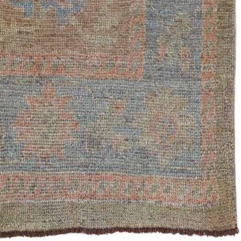 Colección Afghanistan Rose Alfombras - Lana Azul Verde Rosa - 91020 Afgano en venta