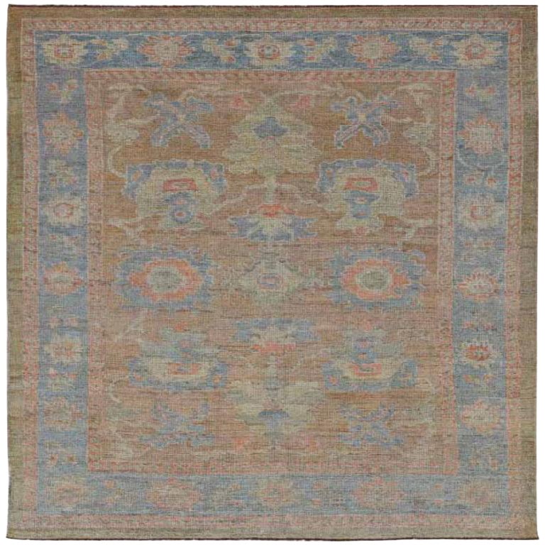Afghanistan Rose Kollektion Teppiche - Wolle Blau Grün Rosa - 91020