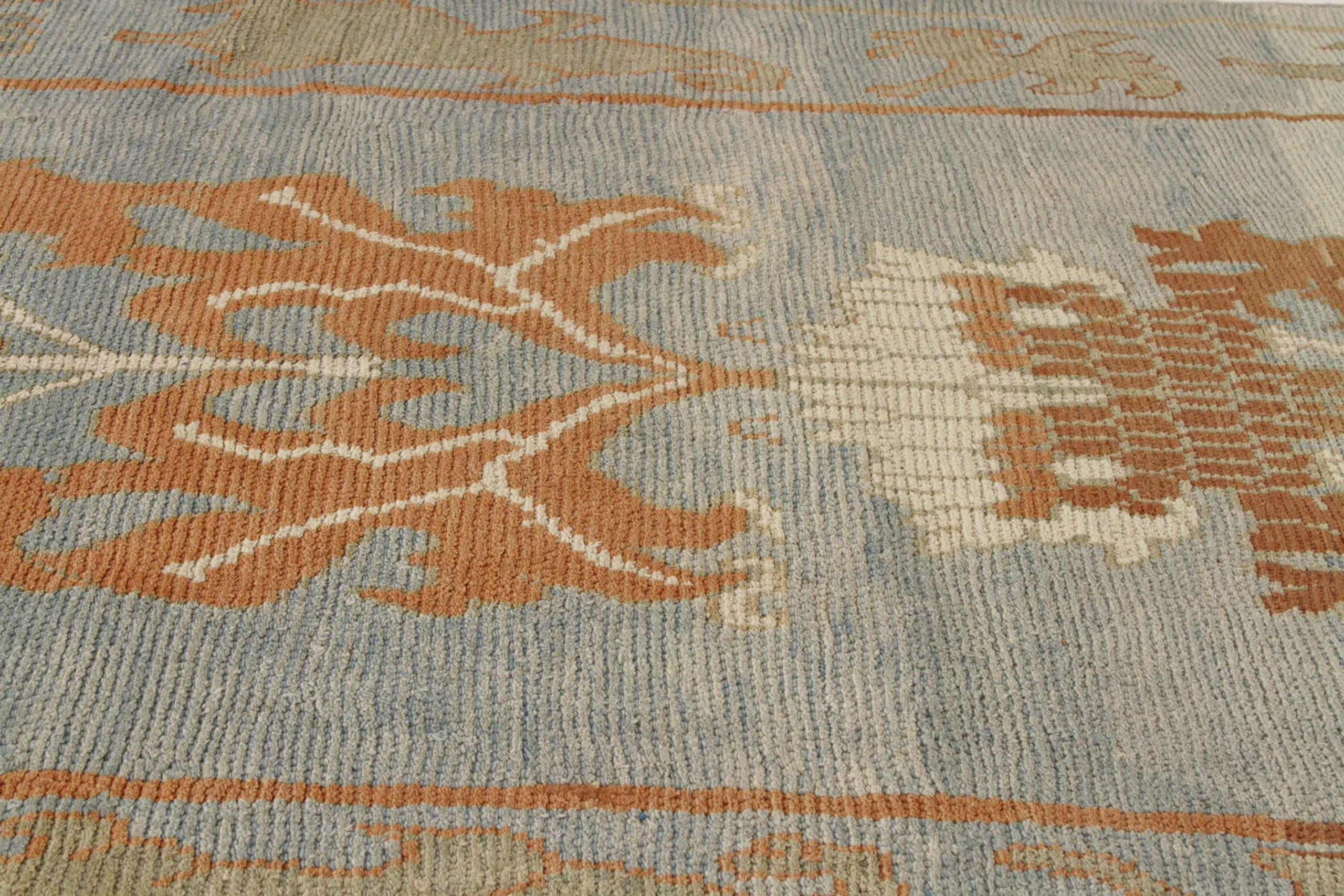 Tribale Tappeti Afghanistan Rose Collection - Lana Blu Avorio - 88542 in vendita
