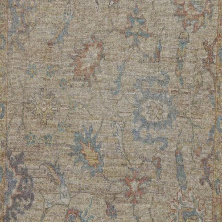 Tribale Tappeti Afghanistan Rose Collection - Lana Blu Avorio - 91013 in vendita