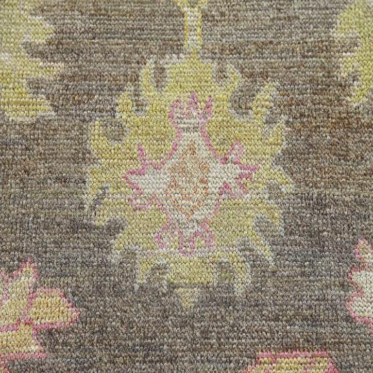 Afghano Tappeti Afghanistan Rose Collection - Lana Marrone Avorio - 90800 in vendita