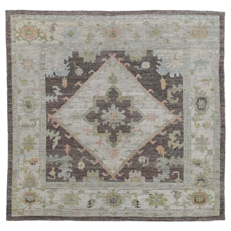 Afghanistan Rose Kollektion Teppiche - Wolle Braun Elfenbein - 90877