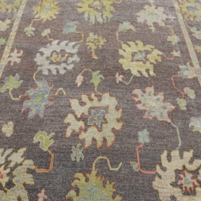 Afghanistan Rose Kollektion Teppiche - Wolle Braun Elfenbein - 90916 (Stammeskunst) im Angebot