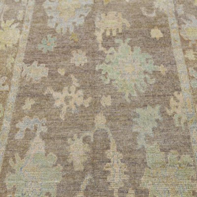 Tribale Tappeti Afghanistan Rose Collection - Lana Marrone Avorio - 90930 in vendita