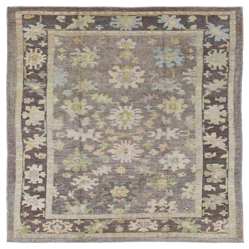 Afghanistan Rose Kollektion Teppiche - Wolle Braun Elfenbein - 90933