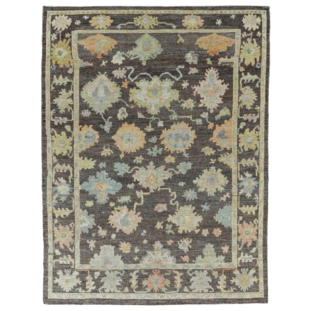 Afghanistan Rose Kollektion Teppiche - Wolle Braun Elfenbein Rosa - 90844