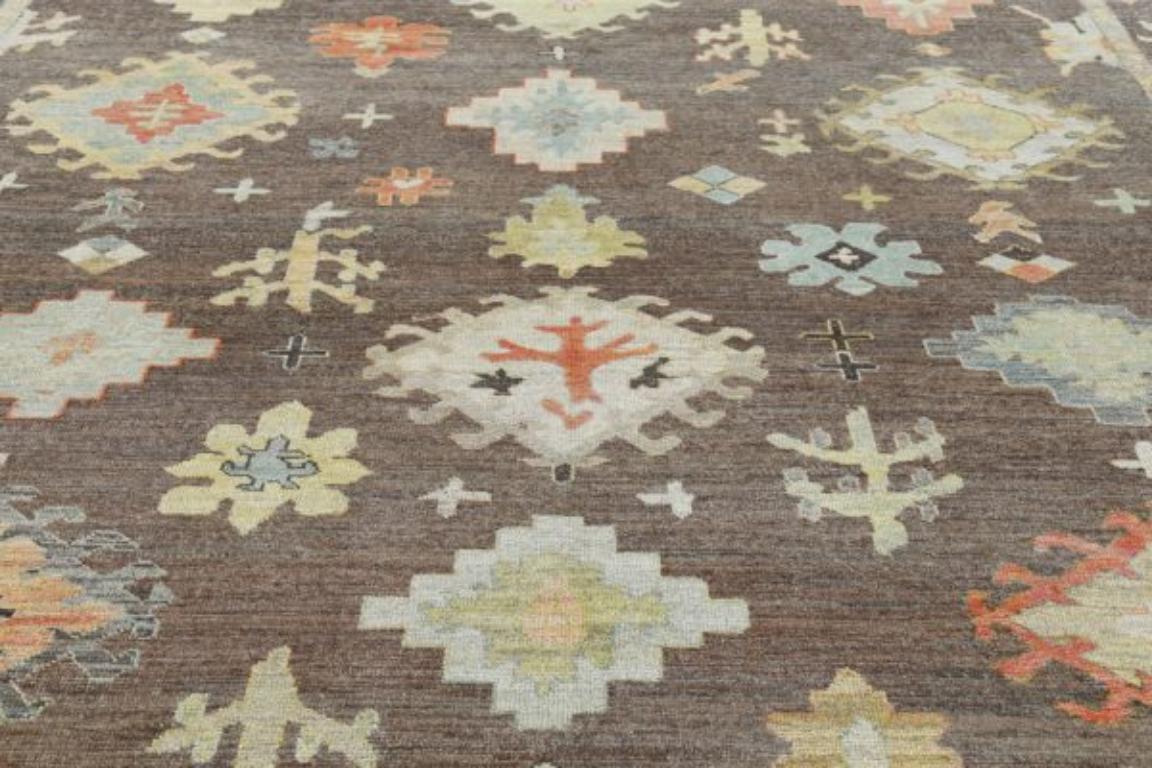 Colección Afghanistan Rose Alfombras - Lana Marrón Marfil Rojo - 90838 Tribal en venta