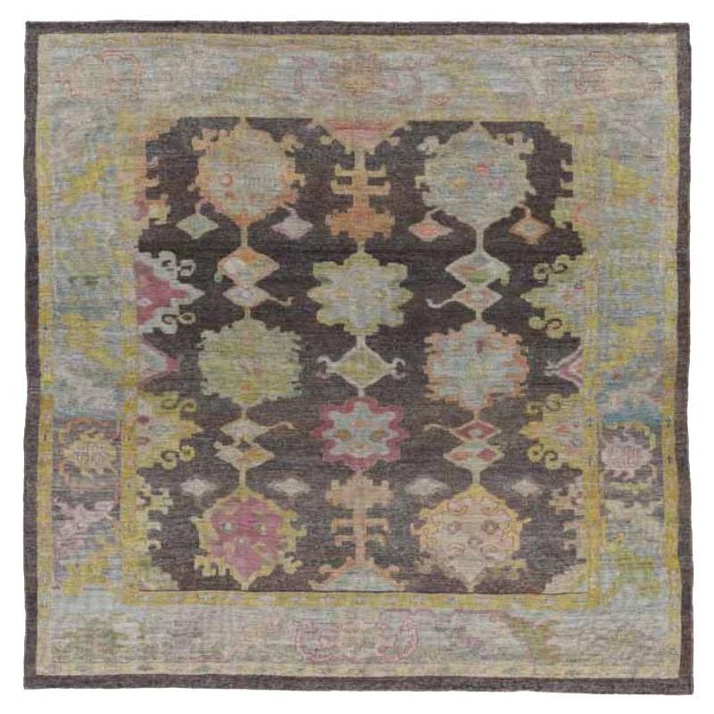 Afghanistan Rose Kollektion Teppiche - Wolle Brown Purpel - 91053