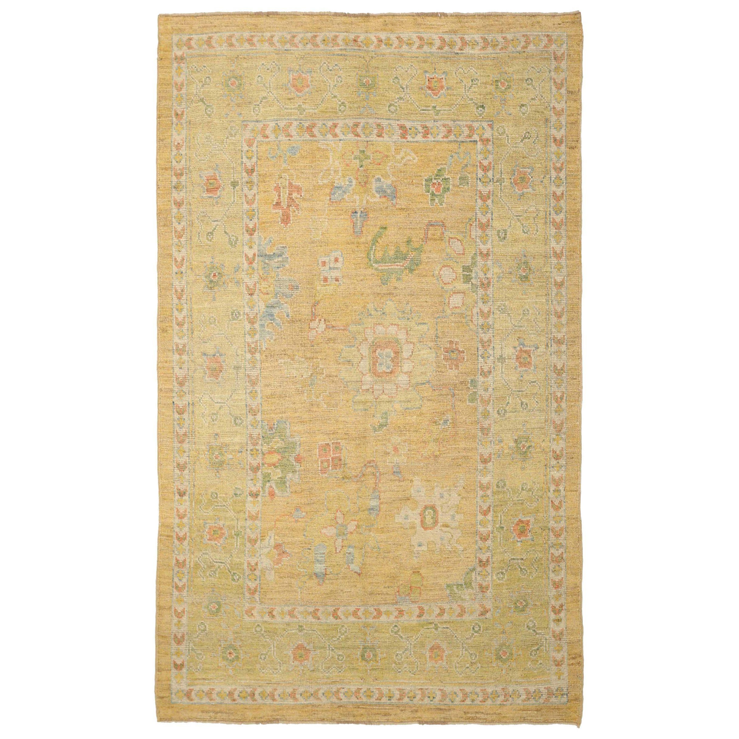 Tappeti Afghanistan Rose Collection - Lana Verde Avorio - 88731