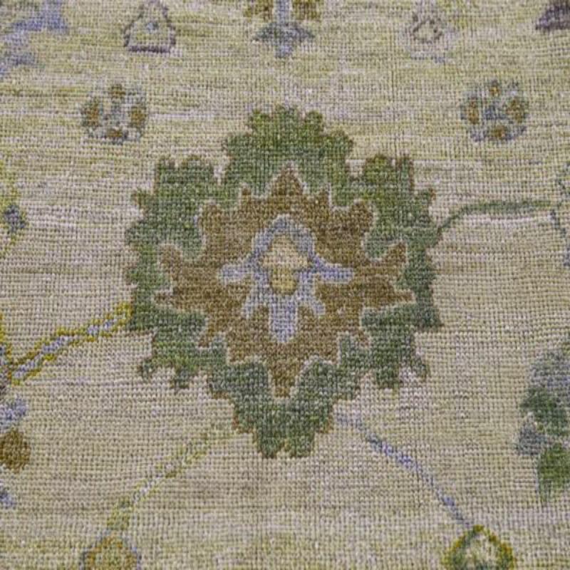 Tappeti Afghanistan Rose Collection - Lana Avorio Purpel - 90937 In condizioni ottime in vendita a Dallas, TX