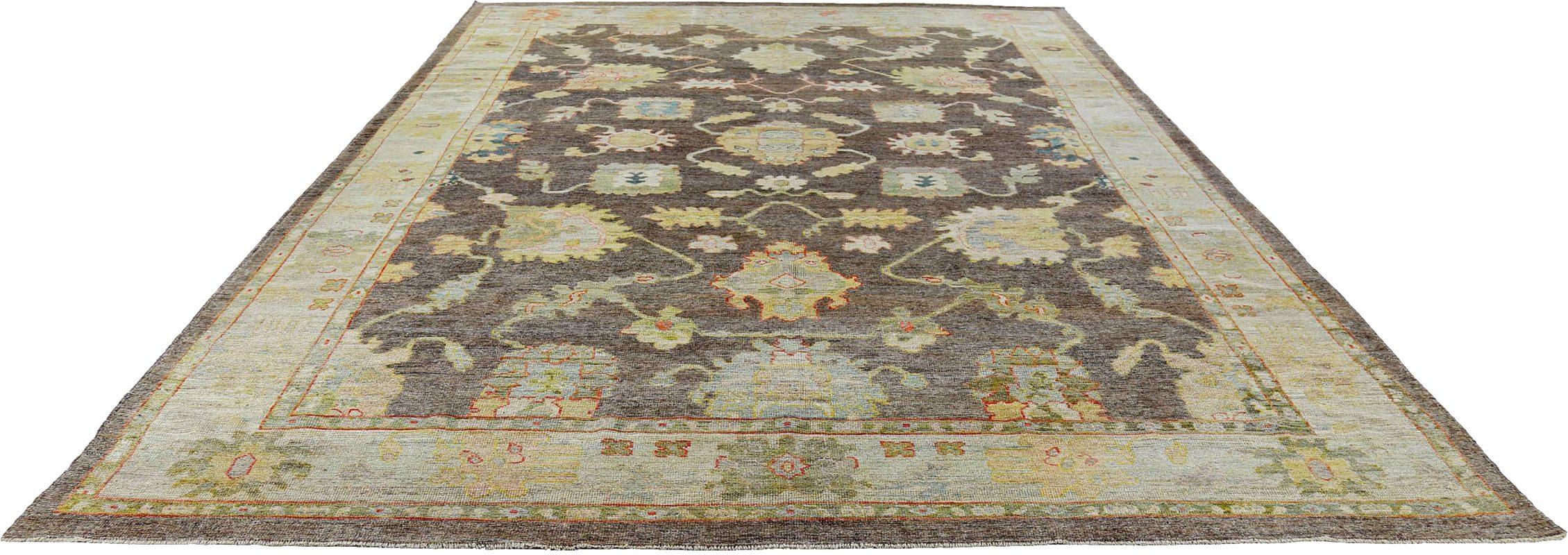Scopri l'eleganza della collezione Afghanistan Rose con il tappeto Over Size di CIRCA 1990. Progettato con lana e marrone-verde-avorio, questo design esclusivo è perfetto per valorizzare il tuo spazio.
