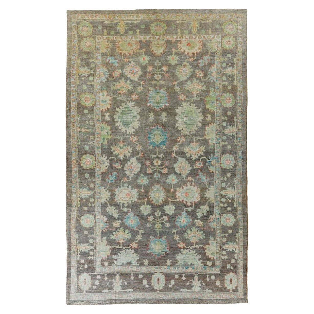 Tappeto Afghanistan Rose Collection'S - Lana Blu Marrone - 90827