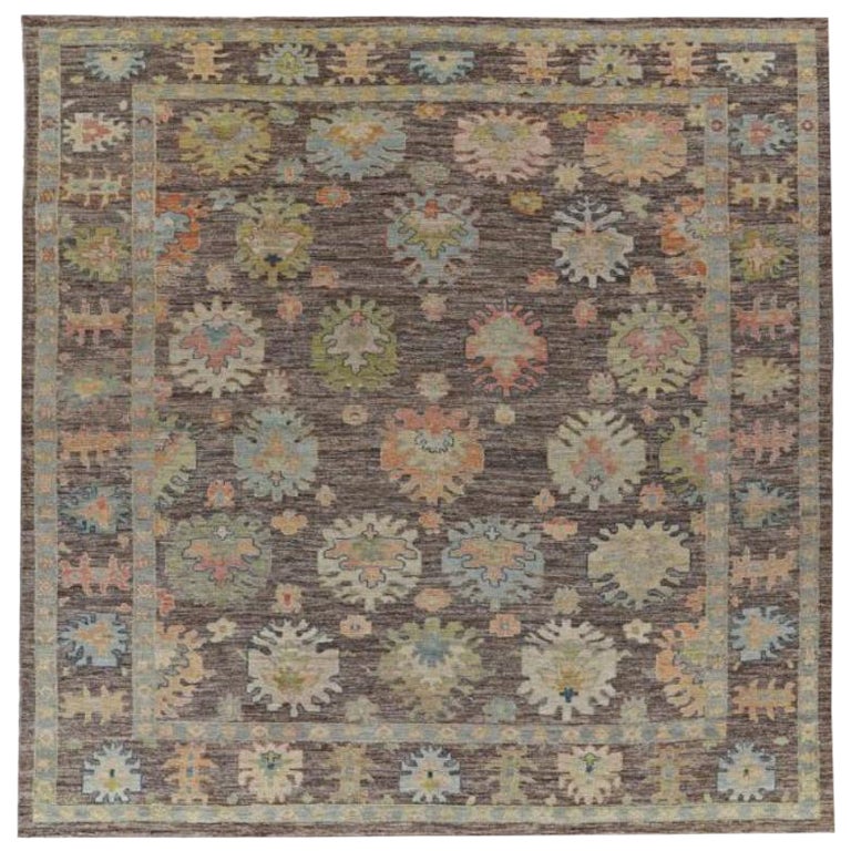 Tappeto Afghanistan Rose Collection'S - Lana Blu Marrone - 90995
