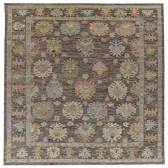 Tappeto Afghanistan Rose Collection'S - Lana Blu Marrone - 90995