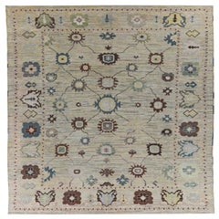 Tappeto Afghanistan Rose Collection'S - Lana Marrone Avorio - 90953