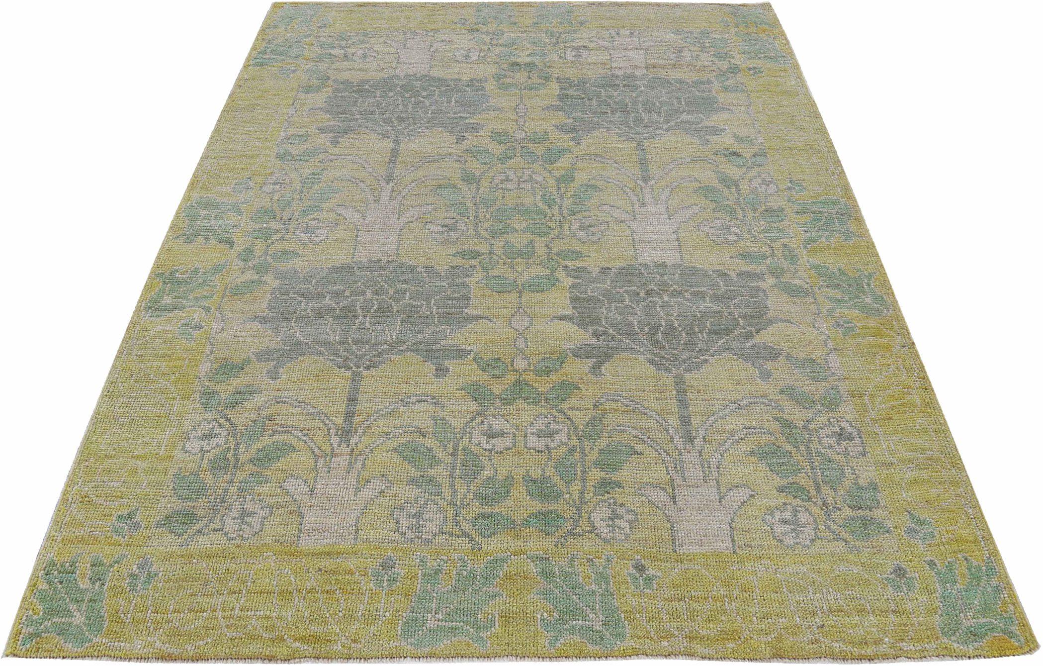 Discover the elegance of Afghanistan Rose Collection featuring Small Rug in Circa 1990. Designed with Wool and GrayGreenIvory, this exclusive design is perfect for enhancing your space.
