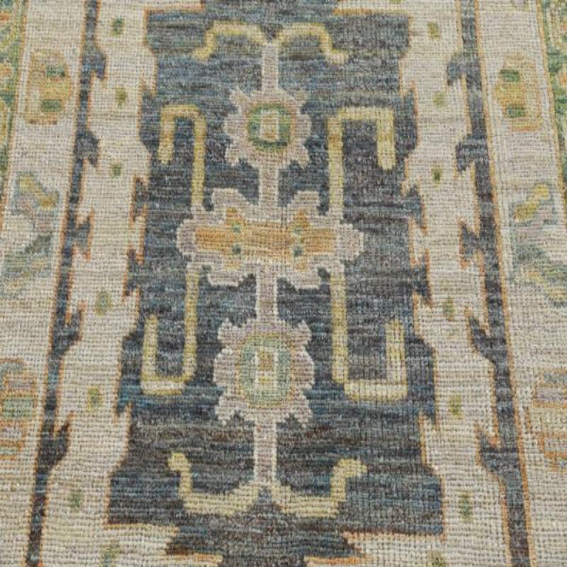 Tribale Tappeto Afghanistan Rose Collection'S - Lana Marrone Avorio - 90951 in vendita