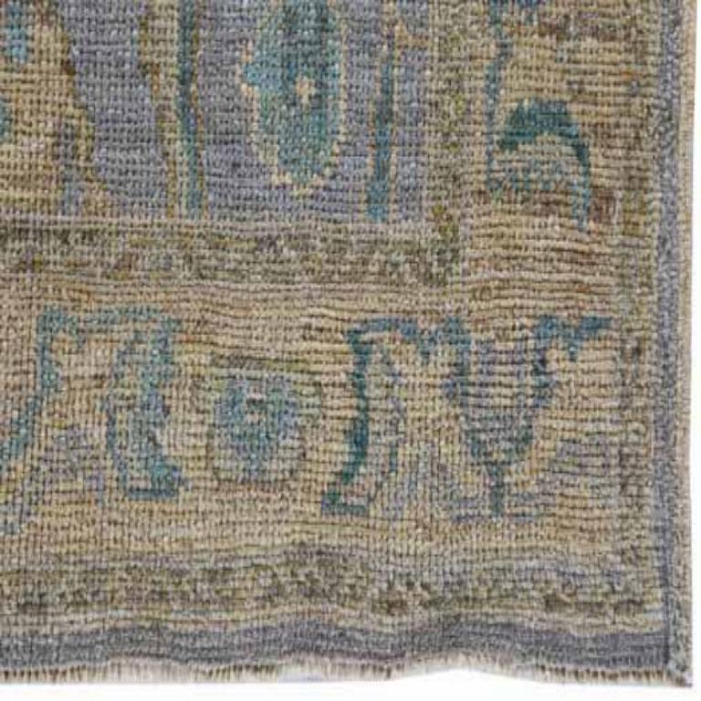 Tribale Tappeto Afghanistan Rose Collection'S - Lana Avorio Purpel - 91070 in vendita