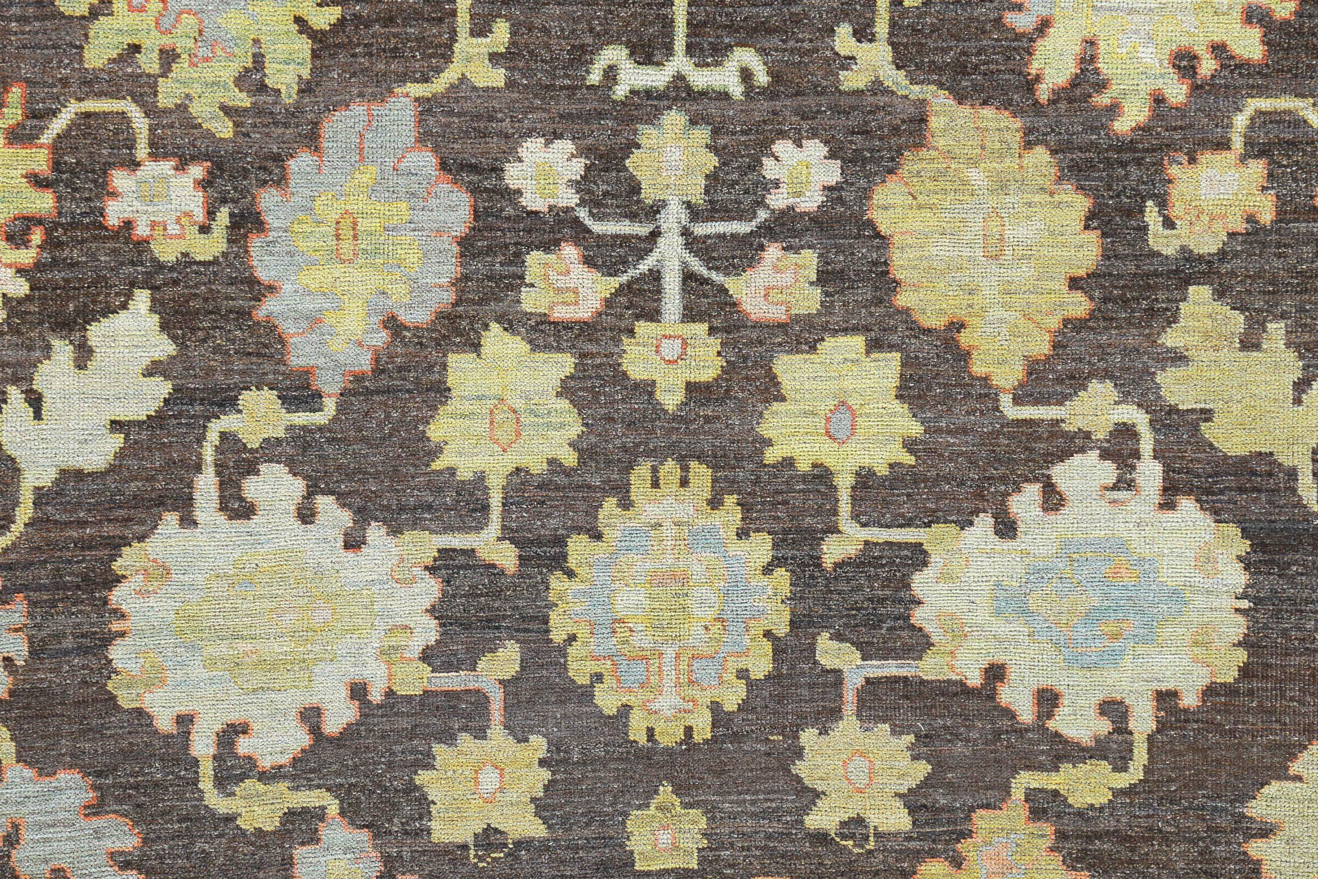 20ième siècle Tapis carrés Afghanistan Rose Collection vers 1990 - Bleu laine - 90848 en vente