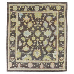 Tappeti quadrati Afghanistan Rose Collection Circa 1990 - Lana Blu - 90848