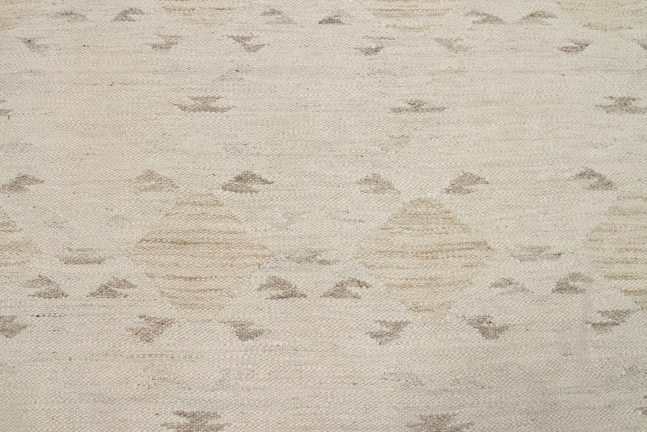 Afganistán Alfombras Escandinavas Circa 1990 - Lana Marrón Marfil Topo - 92583 Tribal en venta