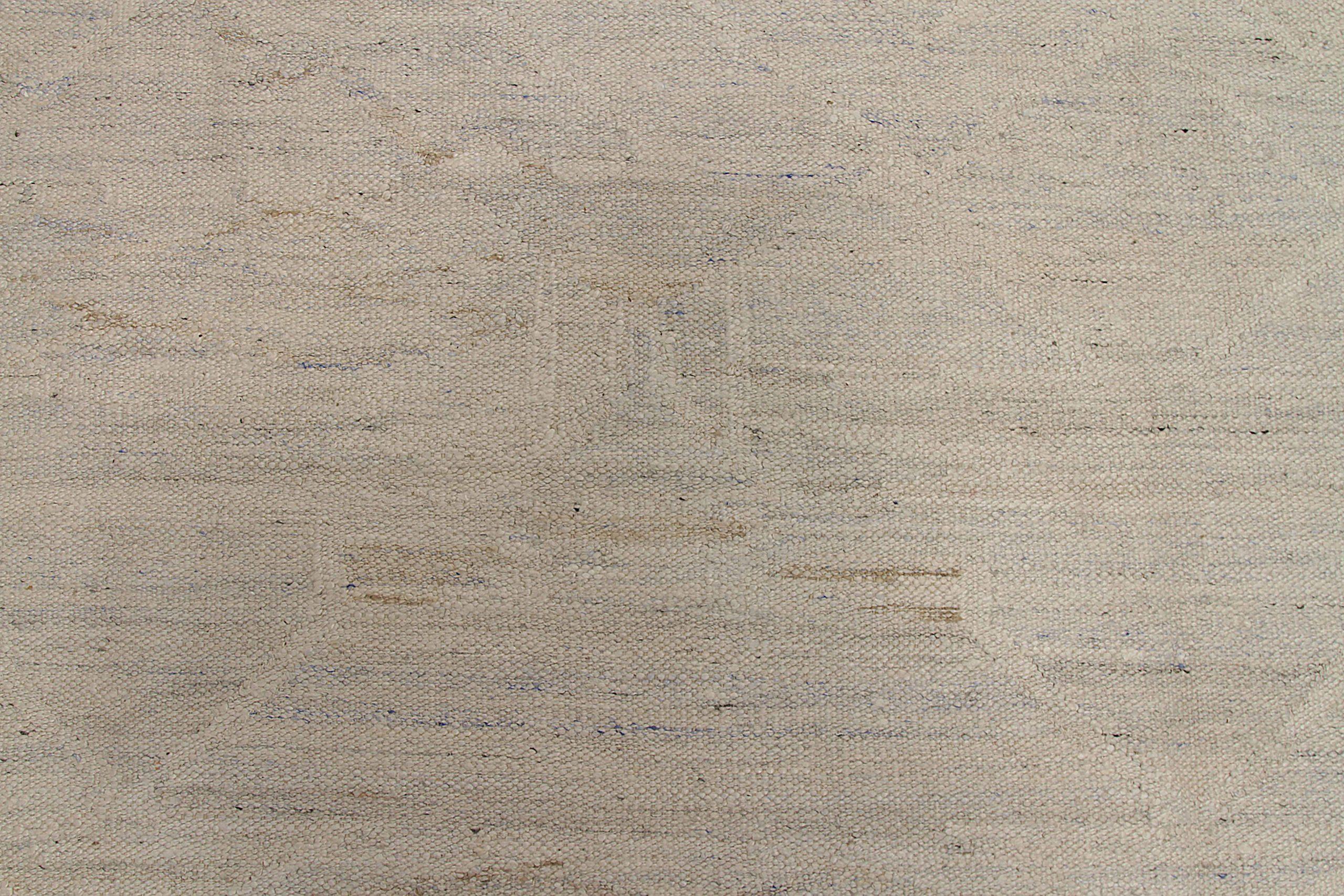 Skandinavische Afghanistan-Teppiche Circa 1990 - Wolle Elfenbein Design - 92599 (Stammeskunst) im Angebot