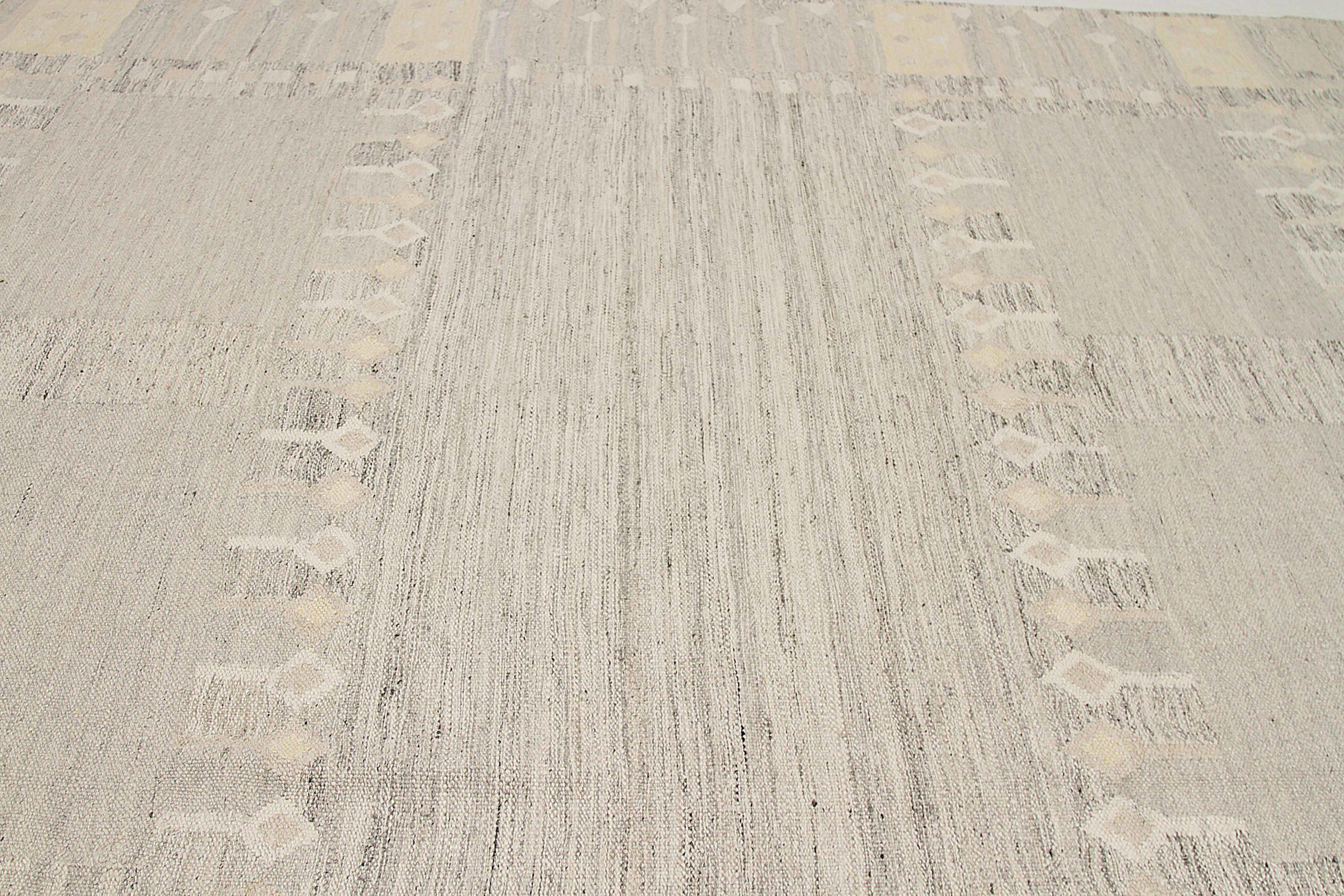 Afganistán Alfombras Escandinavas Circa 1990 - Lana Marfil Topo Amarillo - 92592 Tribal en venta