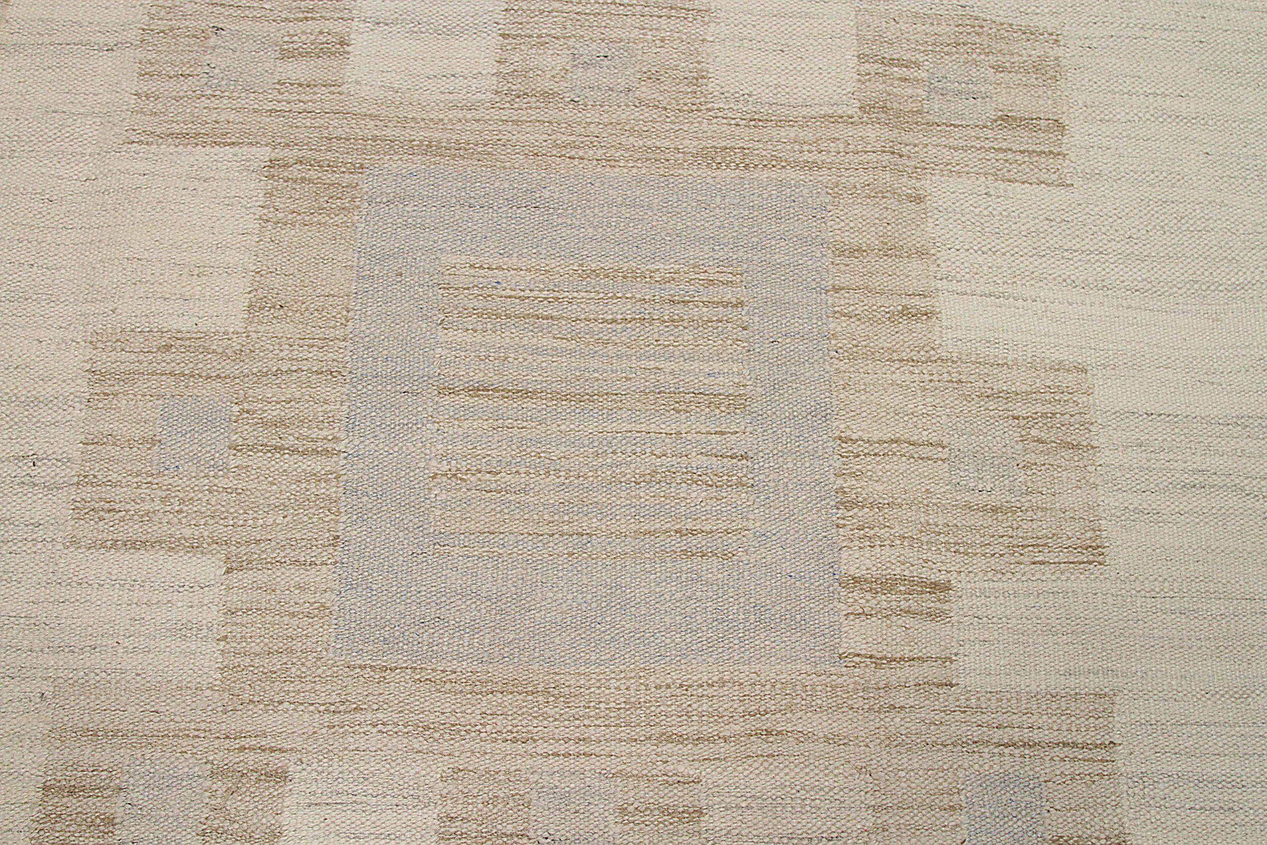 Skandinavischer übergroßer Afghanistan-Teppich Circa 1990 - Wolle Grau Taupe - 92600 (Afghanisch) im Angebot