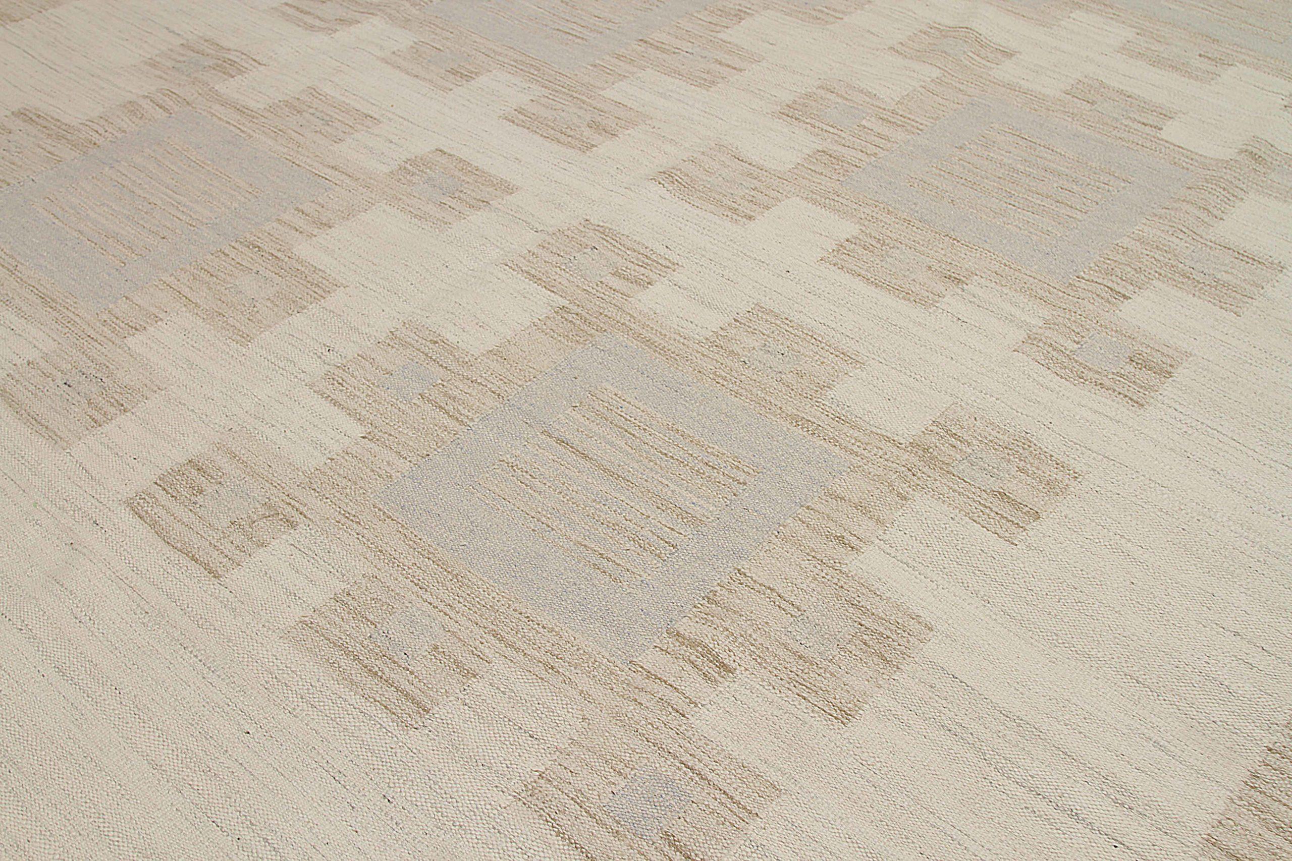 Skandinavischer übergroßer Afghanistan-Teppich Circa 1990 - Wolle Grau Taupe - 92600 im Zustand „Hervorragend“ im Angebot in Dallas, TX