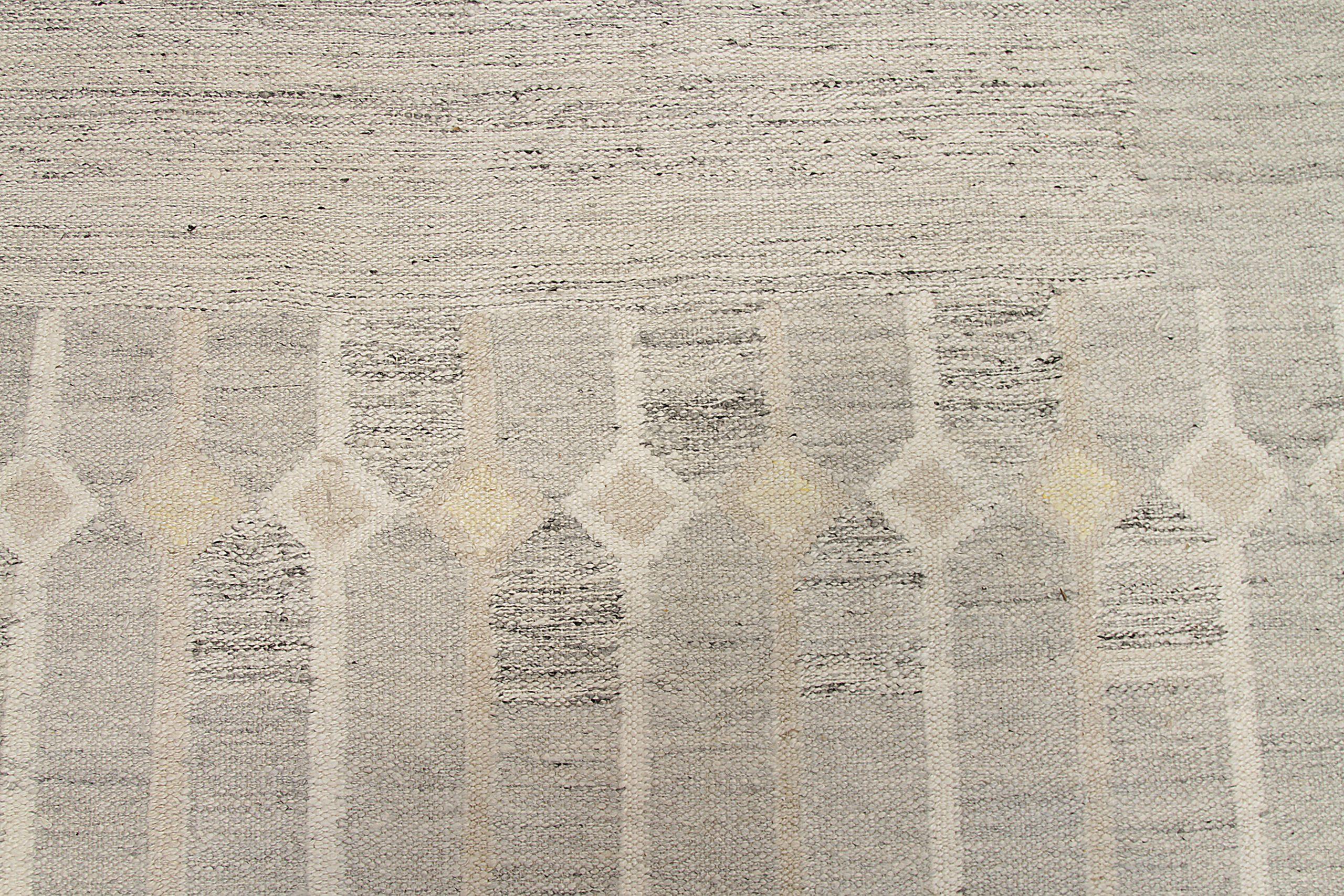 Afghanistan skandinavischen über Größe Teppich Circa 1990 - Wolle Taupe Gelb - 92574 im Zustand „Hervorragend“ im Angebot in Dallas, TX