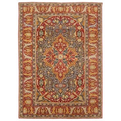 Afghanistan Sivas Kleiner Teppich CIRCA 1940 - Wolle Braun Rot Gelb 73277