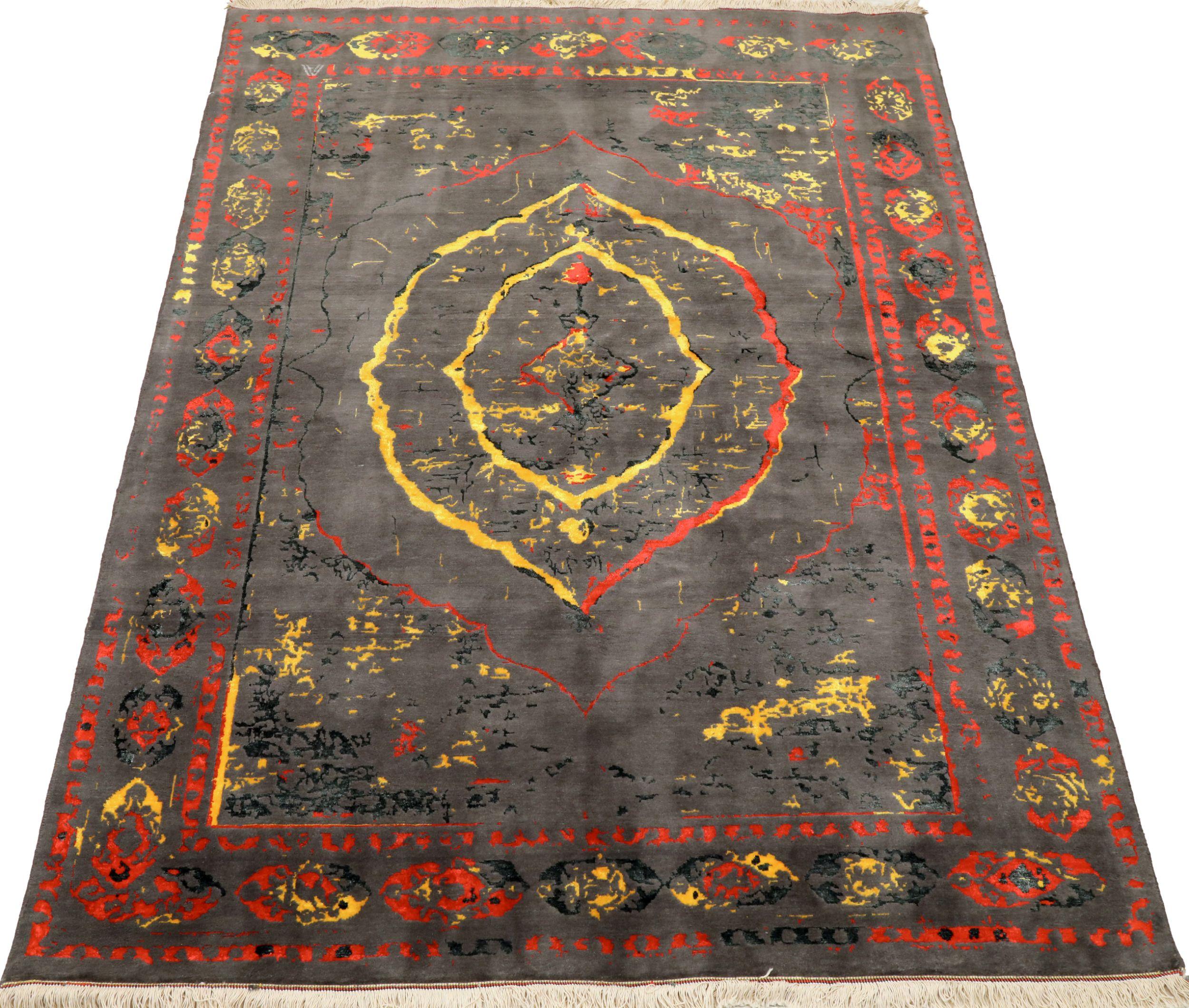 Discover the elegance of Afghanistan item featuring Small Rug in Circa 1990. Designed with Wool and BrownRedYellow, this exclusive design is perfect for enhancing your space.