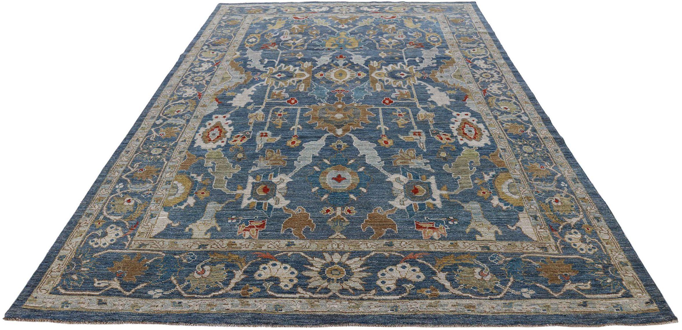 Discover the elegance of Afghanistan Sultanabad featuring Area Rugs in Circa 1990. Designed with Wool and BrownIvoryNavy Blue, this exclusive design is perfect for enhancing your space.