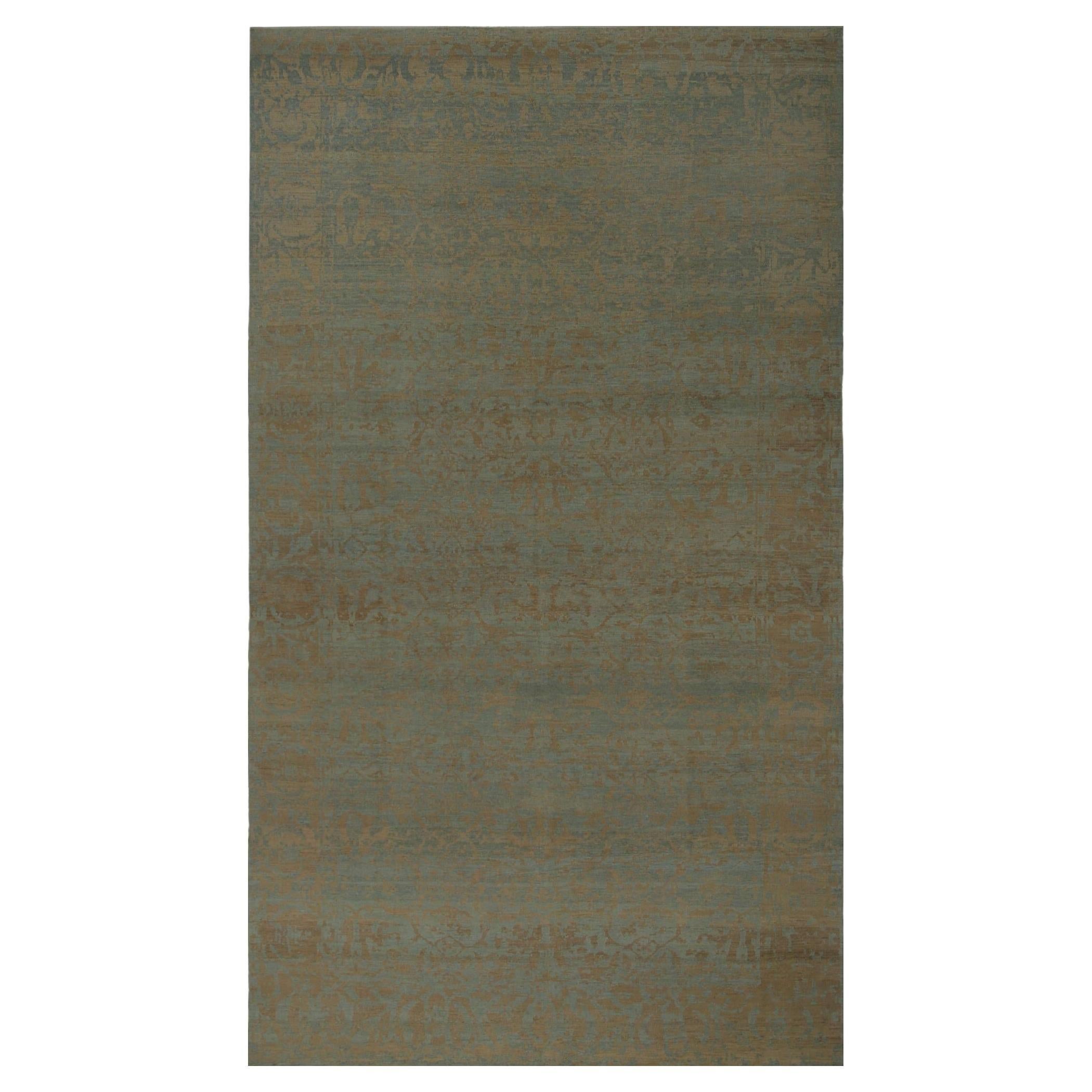 Afghanistan Sultanabad Area Rugs - Wolle Blau Braun Grau - 96174