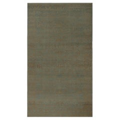 Afghanistan Sultanabad Rugs - Lana Blu Marrone Grigio - 96174