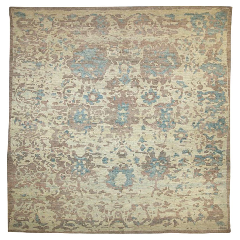 Afghanistan Sultanabad Area Rugs - Wolle Blau Braun Elfenbein - 88643