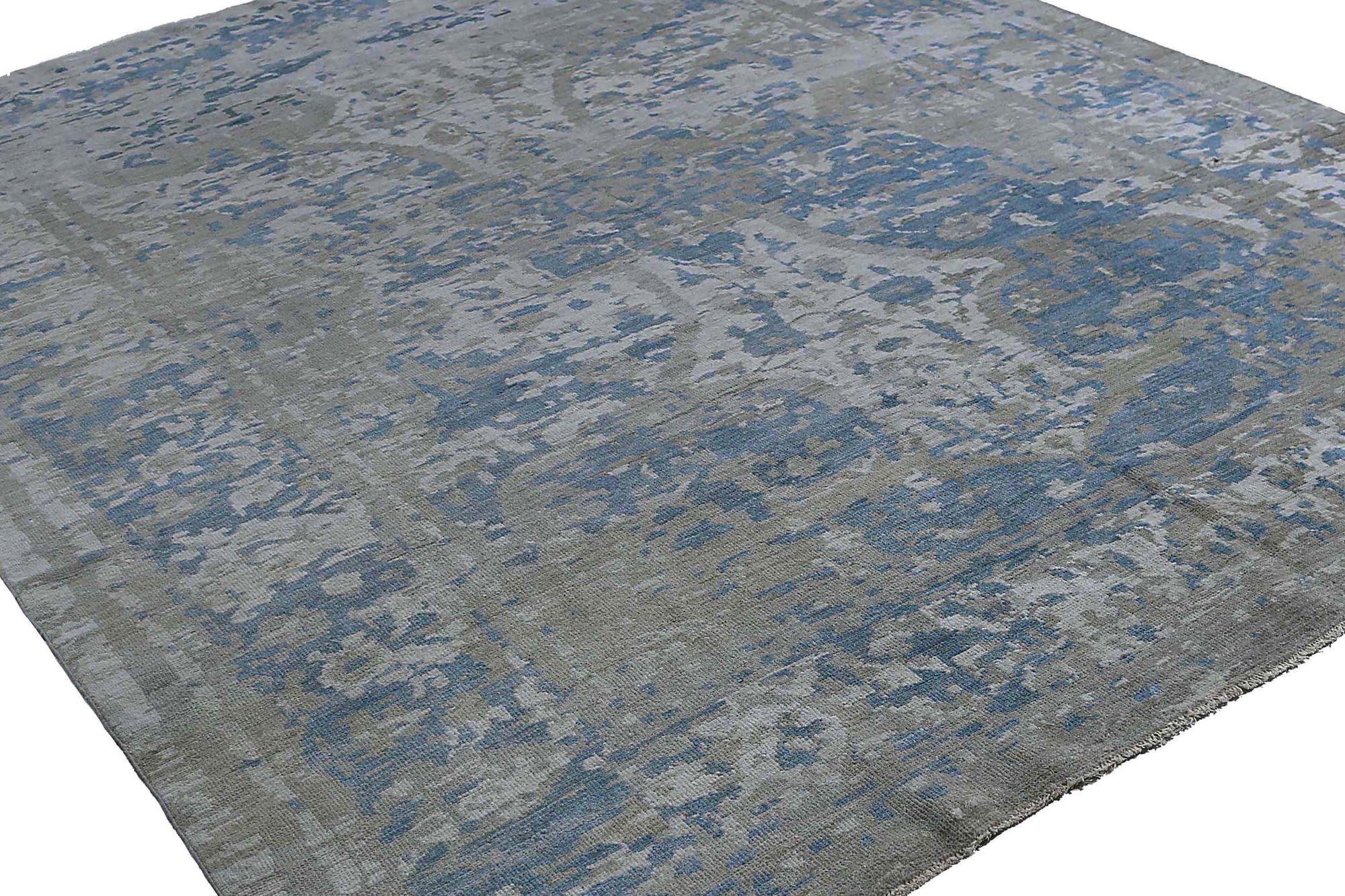 Afganistán Sultanabad Rugs - Lana Azul Marrón Marfil - 97007 Tribal en venta