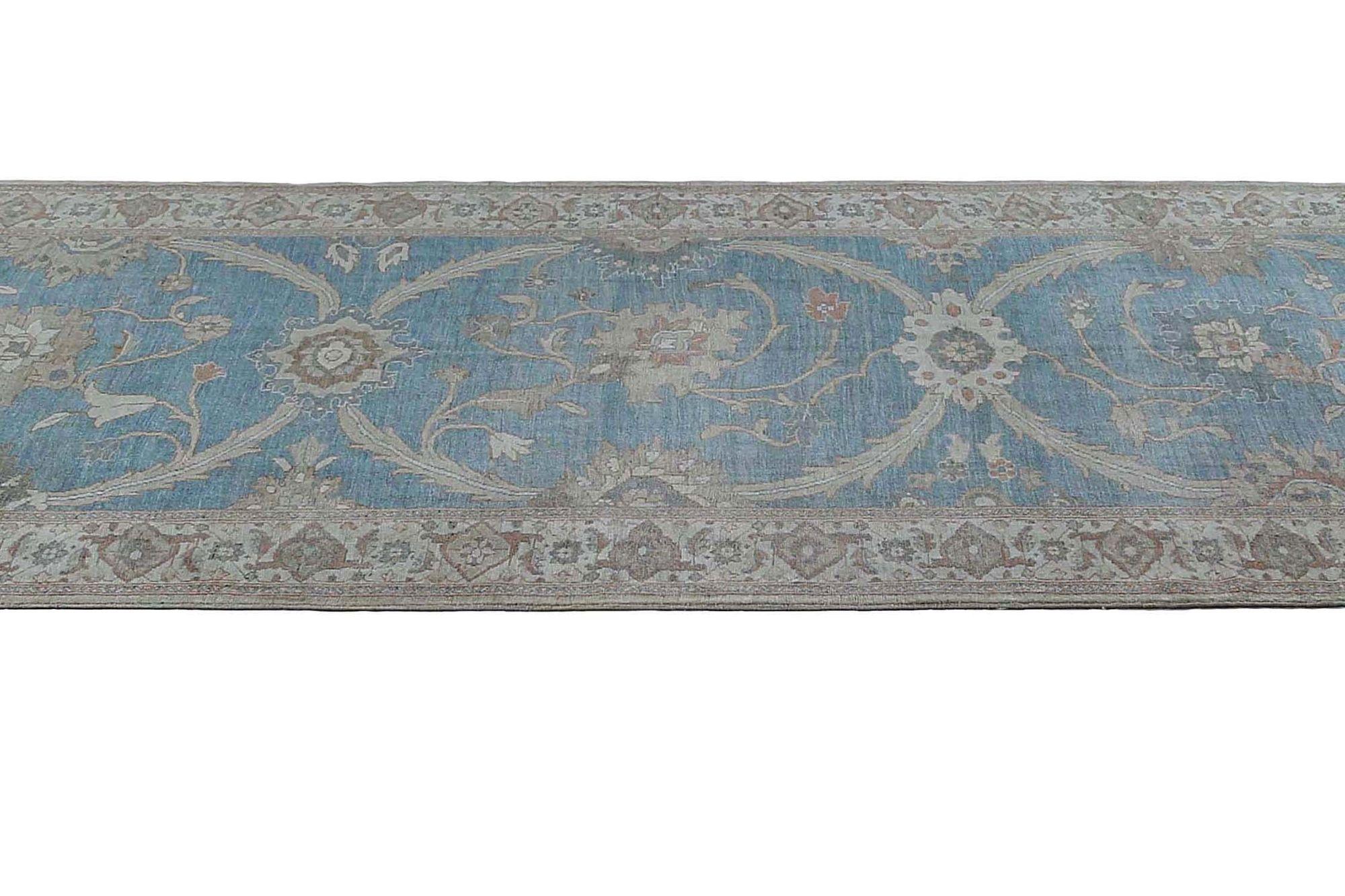 Sultanabad-Teppiche aus Afghanistan in Sultanabad - Blau aus Wolle mit Muster - 96848 (20. Jahrhundert) im Angebot