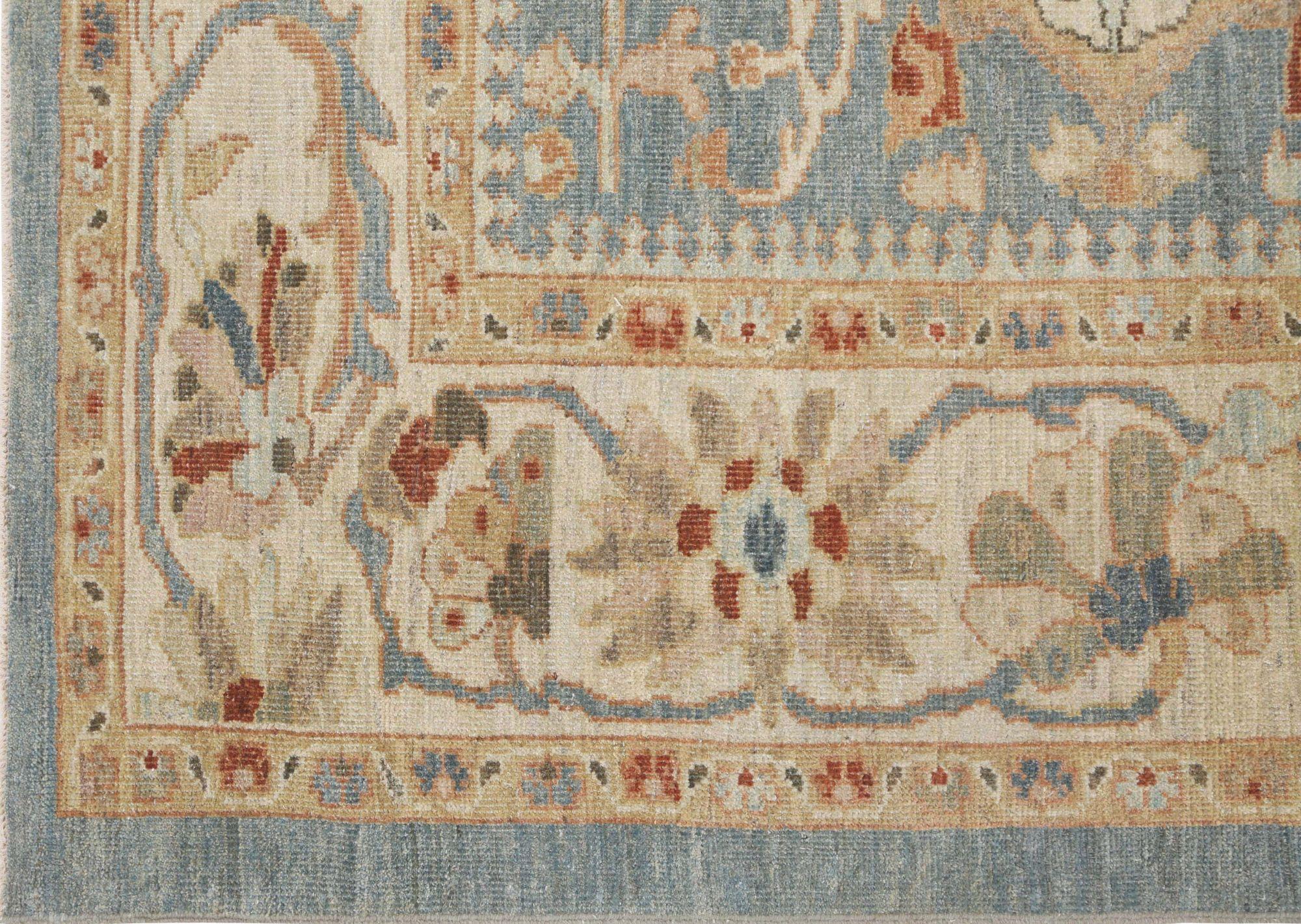 Scopri l'eleganza dell'Afghanistan Sultanabad Rugs con i tappeti CIRCA del 1990. Progettato con lana e blu-grigio, questo design esclusivo è perfetto per valorizzare il tuo spazio.