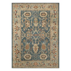 Afghanistan Sultanabad Area Rugs - Wool Blue Gray Design - 95919
