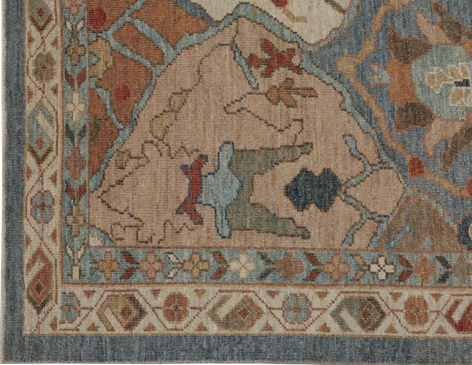 A Tapestry of History: The Modern Patchwork-Style Oushak Rug
This is not just a rug; it is a curated collection of stories woven into a single, breathtaking masterpiece. This extraordinary area rug celebrates the rich diversity of Turkish weaving