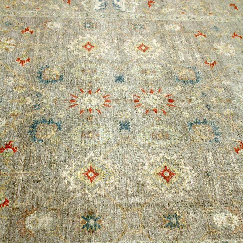 Sultanabad-Teppiche aus Wolle in Blau, Elfenbein und Rot aus Afghanistan - 88746 (Afghanisch) im Angebot