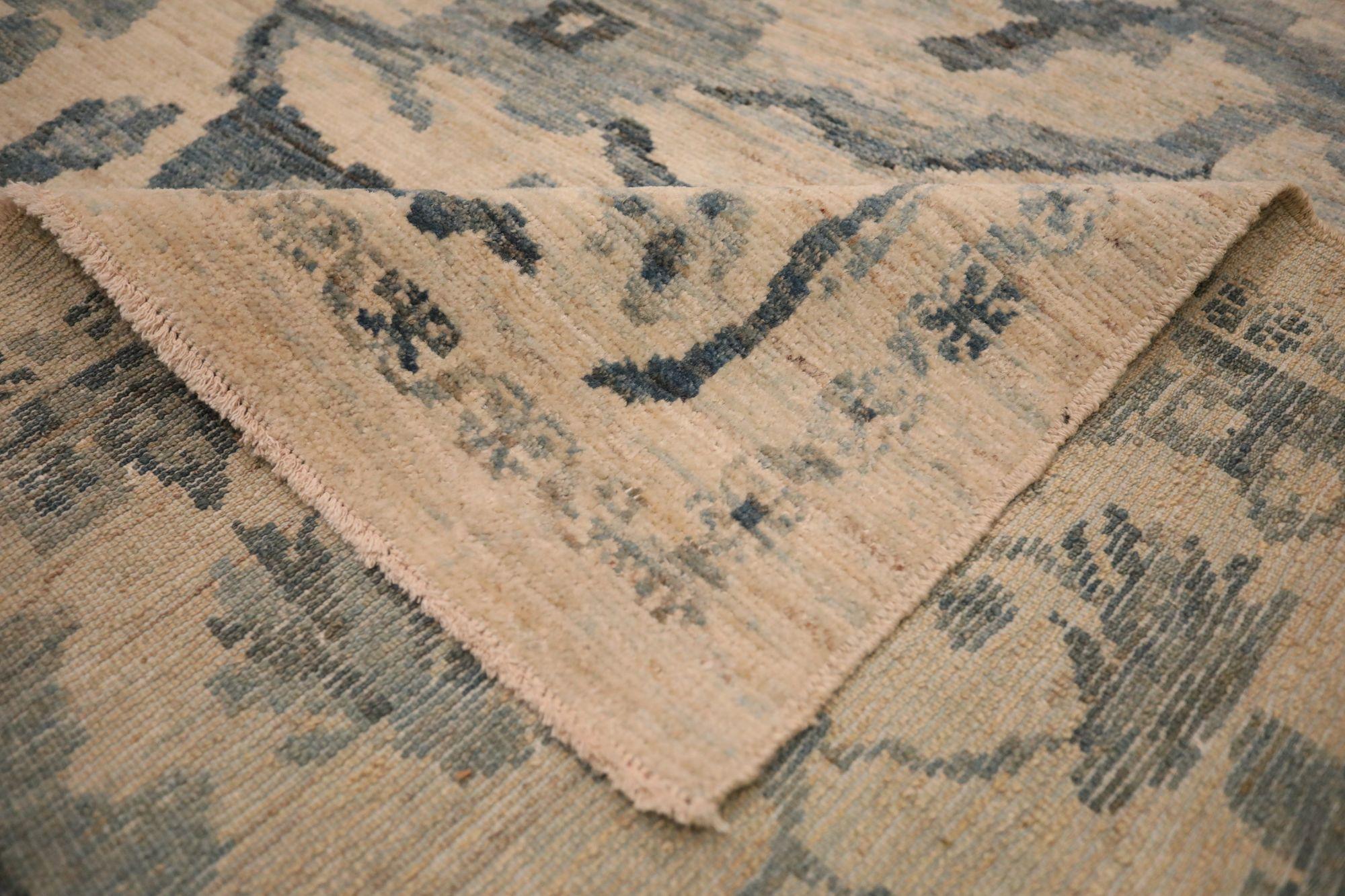 Afganistán Sultanabad Rugs - Lana Diseño Marrón - 93568 en Excelente estado para la venta en Dallas, TX