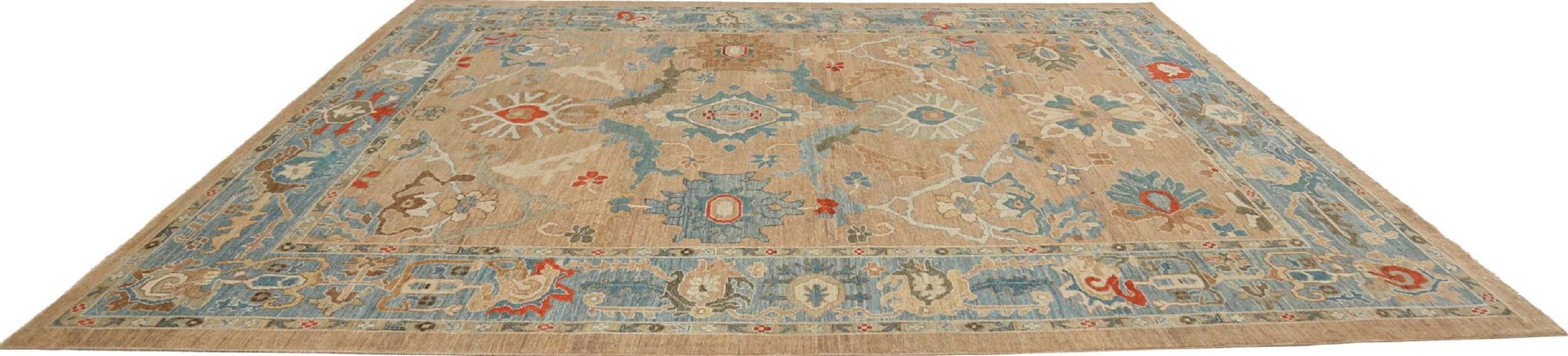 Afghano Tappeti per l'area Afghanistan Sultanabad Rugs - Lana Design/One marrone - 95788 in vendita