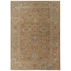 Afghanistan Sultanabad Area Rugs - Wool Brown Design - 95858
