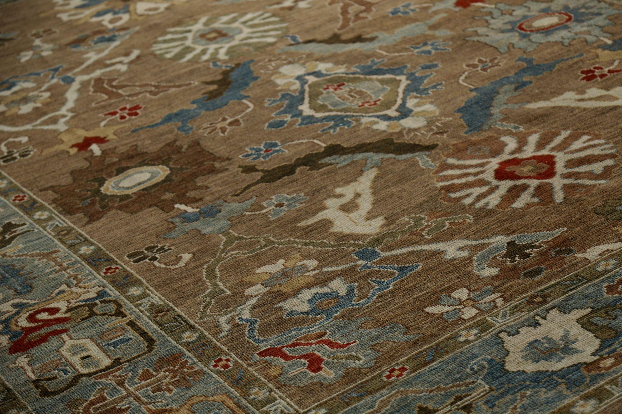 Tribale Tappeti per l'area Afghanistan Sultanabad Rugs - Lana Design/One marrone - 96189 in vendita