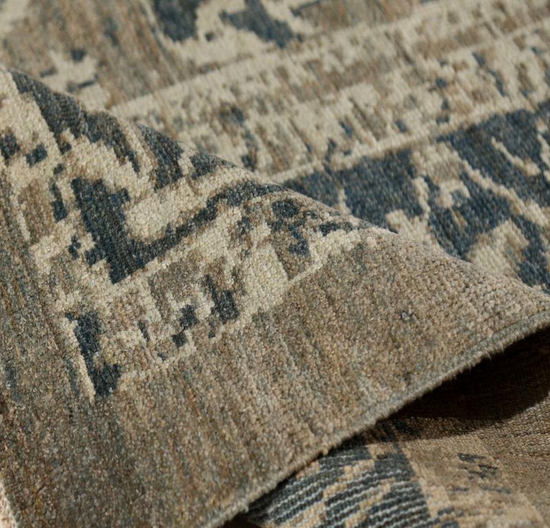 Afghanistan Sultanabad Area Rugs - Wolle Brown Design - 96208 (Afghanisch) im Angebot